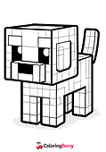 Minecraft Dog