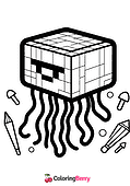 Minecraft Jellyfish