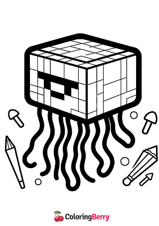 Minecraft Jellyfish