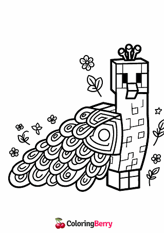 Minecraft Peacock