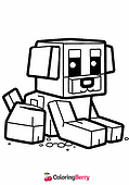 Minecraft Puppy
