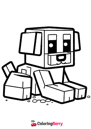 Minecraft Puppy