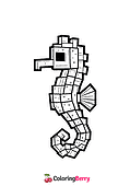 Minecraft Seahorse