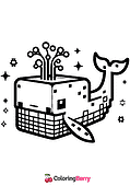 Minecraft Whale
