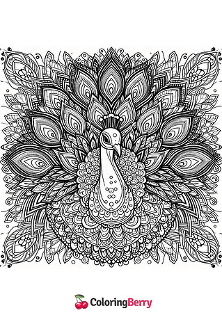Peacock Mandala