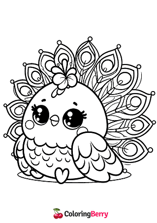 Peacock Squishmallow