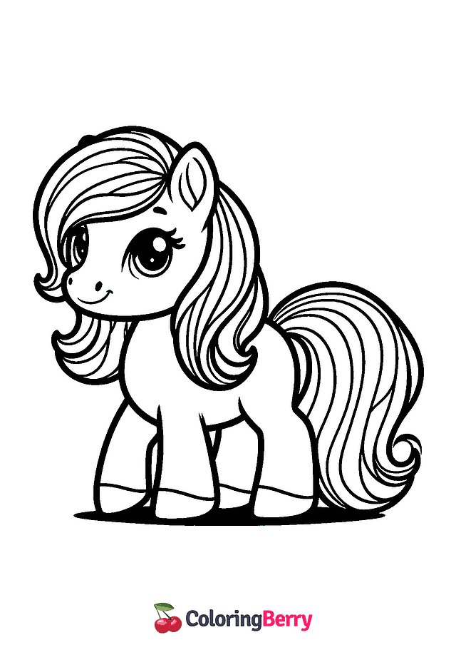 Pony Coloring Page