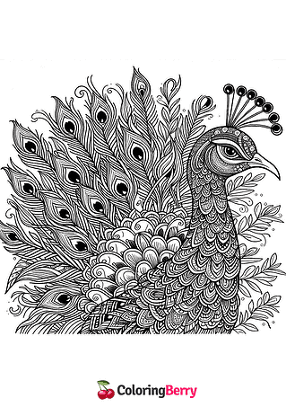 Realistic Peacock