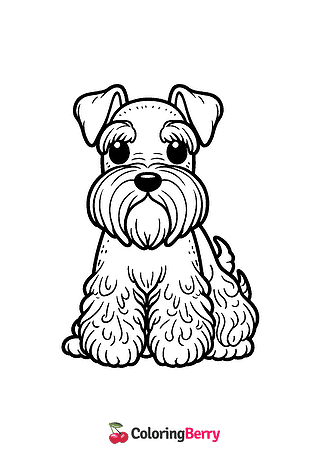 Schnauzer Coloring Page