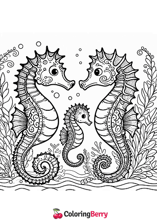Seahorse Family
