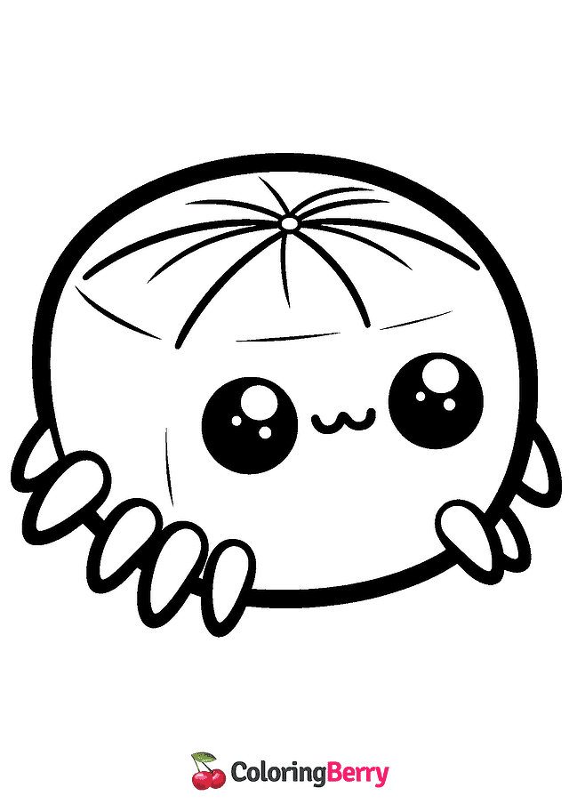 Spider Squishmallow Coloring Page