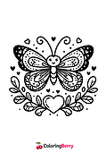 Valentine Butterfly