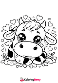 Valentine Cow