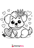 Valentine Dog