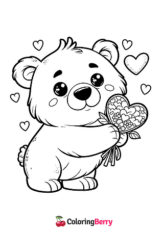 Valentine Polar Bear