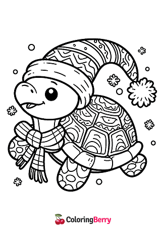 Winter Turtle